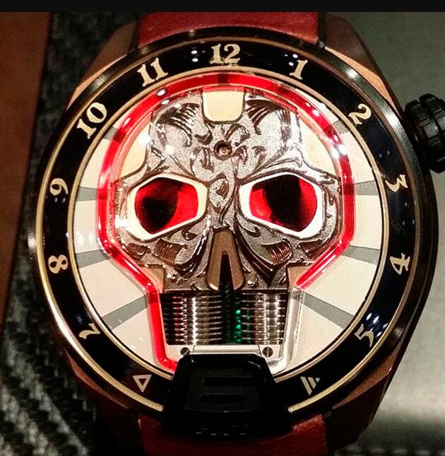 HYT 513-CB-43-RF-MV SKULL 51 MM Replica watch